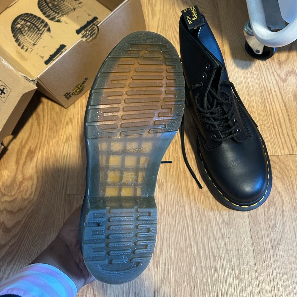 Dr. Martens Black Leather Boots